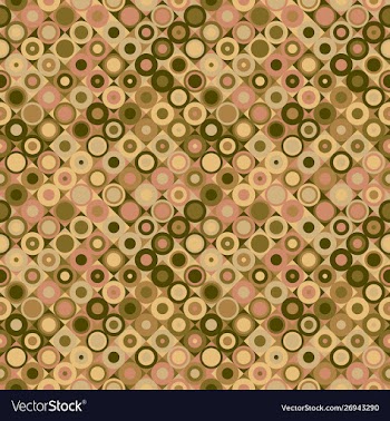 Colorful seamless geometrical circle mosaic vector image