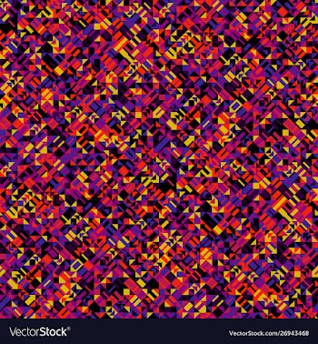 Colorful seamless geometrical mosaic pattern vector image