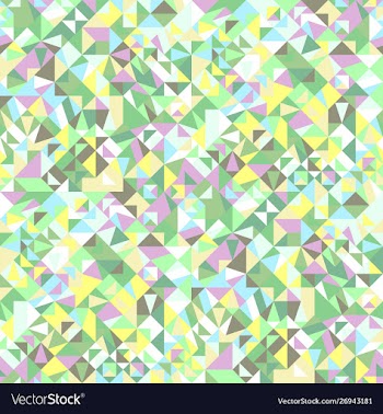 Colorful seamless geometrical mosaic triangle vector image