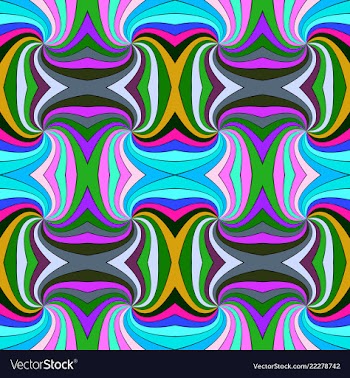 Colorful seamless hypnotic abstract spiral ray vector image