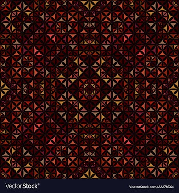 Colorful seamless kaleidoscope pattern background vector image
