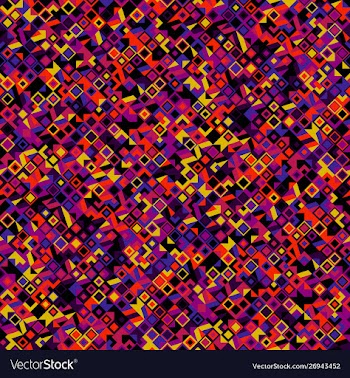 Colorful seamless mosaic pattern background vector image