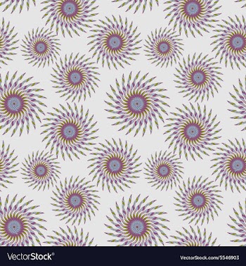 Colorful seamless pattern - abstract flowers vector image