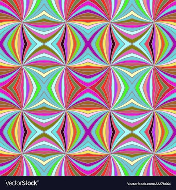 Colorful seamless psychedelic abstract swirl vector image