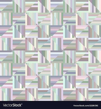 Colorful seamless striped square mosaic tile vector image