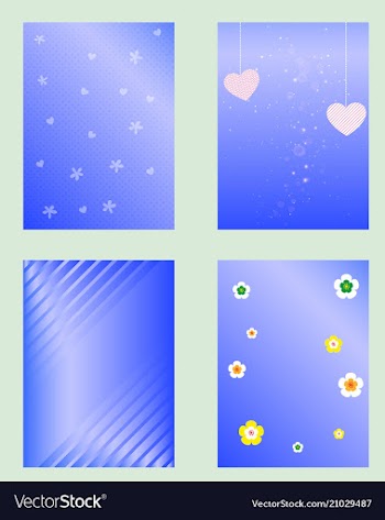 Colorful set of greeting background banner vector image