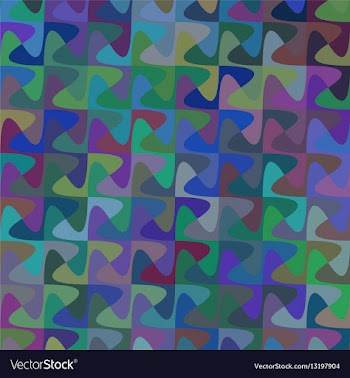 Colorful shape puzzle pattern background design vector image