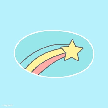 Colorful shooting star icon vector | Free stock vector - 515566