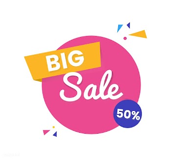 Colorful shopping sale badge design | Free stock vector - 463266