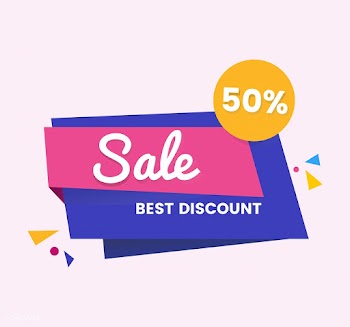 Colorful shopping sale badge design | Free stock vector - 463278
