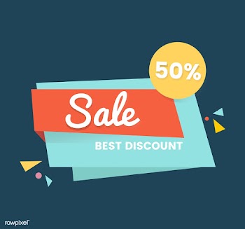 Colorful shopping sale badge design | Free stock vector - 463282