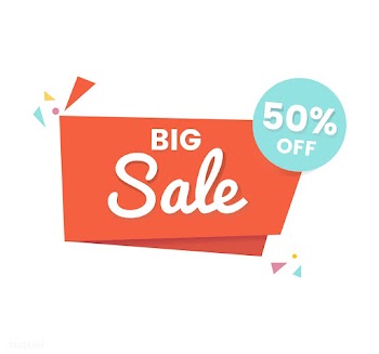 Colorful shopping sale badge design | Free stock vector - 463284