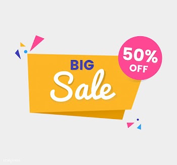 Colorful shopping sale badge design | Free stock vector - 463288