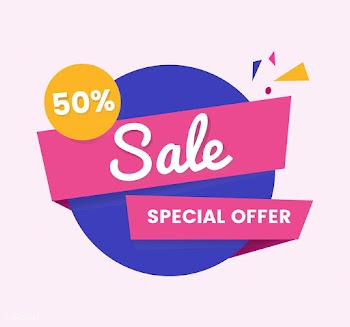 Colorful shopping sale badge design | Free stock vector - 463290