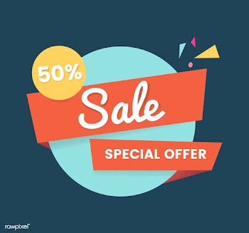 Colorful shopping sale badge design | Free stock vector - 463291
