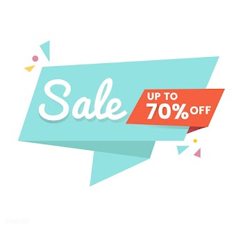 Colorful shopping sale badge design | Free stock vector - 463296