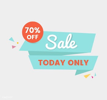 Colorful shopping sale badge design | Free stock vector - 463304