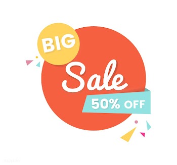 Colorful shopping sale badge design | Free stock vector - 463312