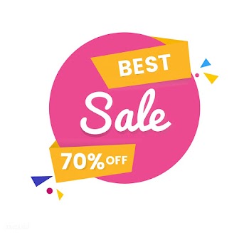 Colorful shopping sale badge design | Free stock vector - 463319