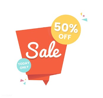 Colorful shopping sale badge design | Free stock vector - 463328