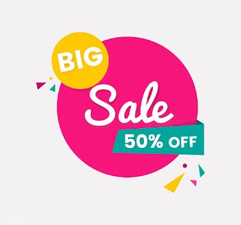 Colorful shopping sale badge design | Free stock vector - 463331