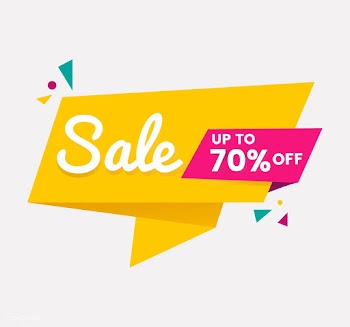 Colorful shopping sale badge design | Free stock vector - 463334