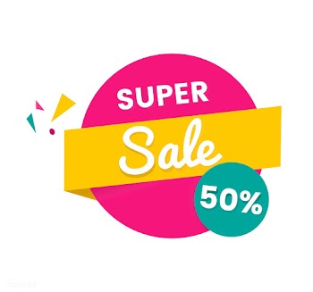Colorful shopping sale badge design | Free stock vector - 463336