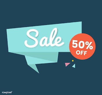 Colorful shopping sale badge design | Free stock vector - 463340