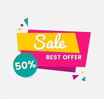 Colorful shopping sale badge design | Free stock vector - 463341