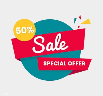 Colorful shopping sale badge design | Free stock vector - 463346