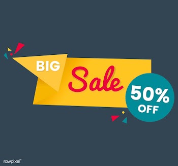 Colorful shopping sale badge design | Free stock vector - 463349