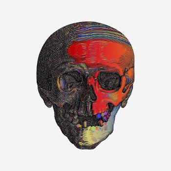 Colorful skull illustration, retro design. | Free Photo - rawpixel