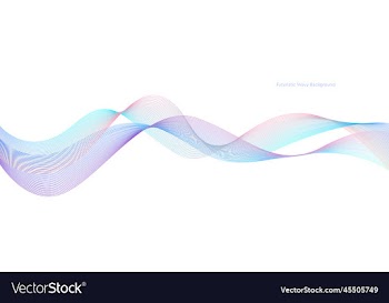 colorful smooth lines with white background