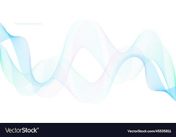 colorful smooth lines with white background