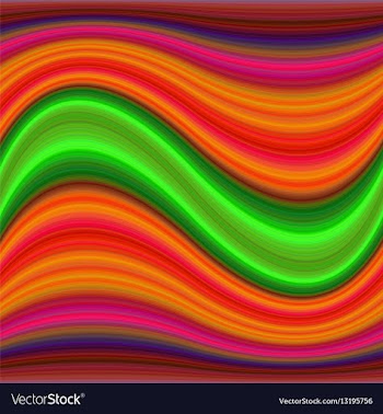 Colorful smooth wave design background vector image