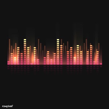 Colorful sound wave equalizer vector design | Free stock vector - 524288