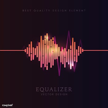 Colorful sound wave equalizer vector design | Free stock vector - 524313