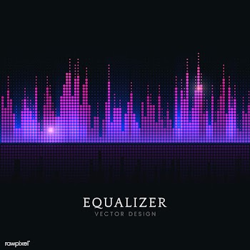 Colorful sound wave equalizer vector design | Free stock vector - 524320