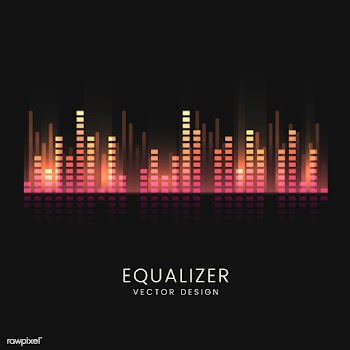 Colorful sound wave equalizer vector design | Free stock vector - 524338