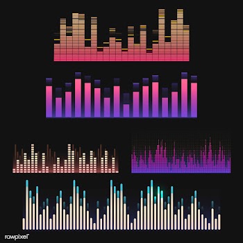 Colorful sound wave equalizer vector design s.. | Free stock vector - 524282
