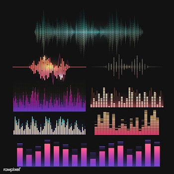 Colorful sound wave equalizer vector design s.. | Free stock vector - 524304