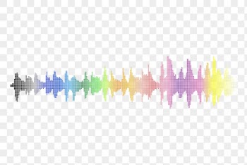 Colorful sound wave png sticker, | Free PNG - rawpixel