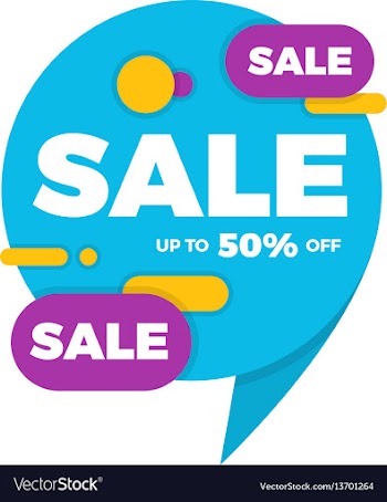  					Colorful speech bubble sale design banner price vector image														