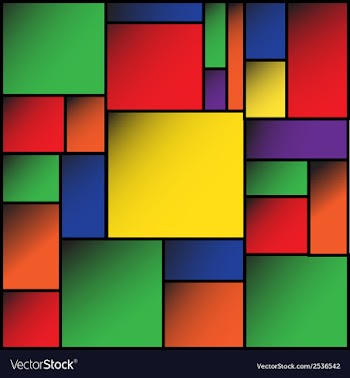 Colorful Square blank background EPS10 vector image