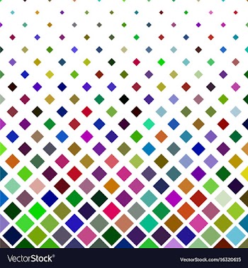 Colorful square pattern background - from vector image