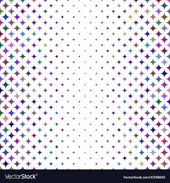 Colorful star background vector image