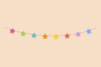 Colorful stars banner decoration, party | Free Vector - rawpixel