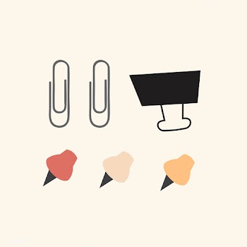 Colorful stationery set | Free stock vector - 553793
