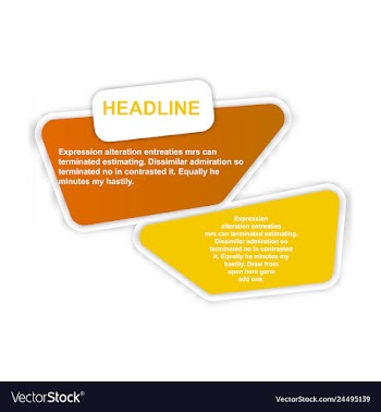 Colorful statistics template growth chart vector image