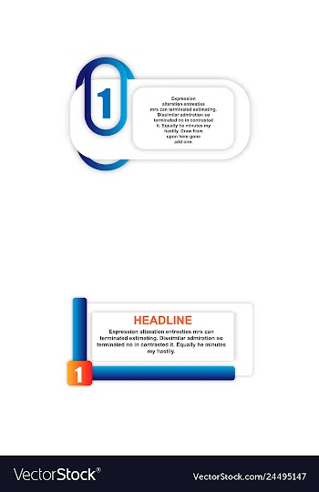 Colorful statistics template growth chart vector image